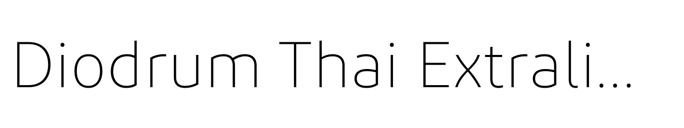 Diodrum Thai Extralight